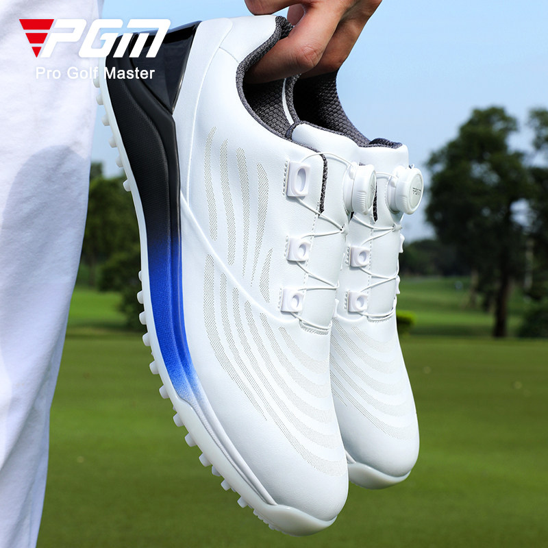 PGM新款高尔夫球鞋男士运动旋钮鞋带男鞋防水透气鞋子Golf shoes