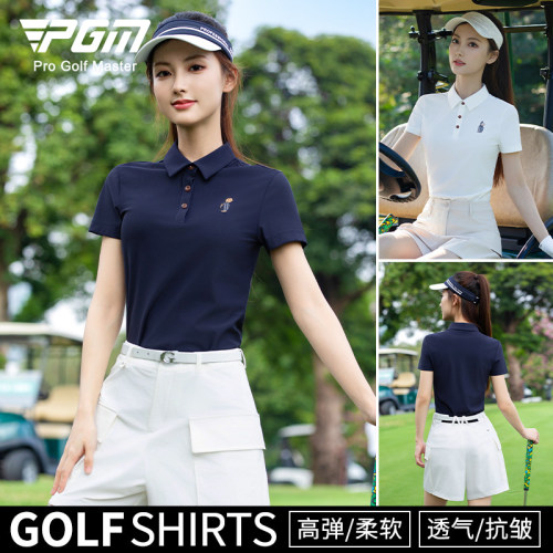 PGM高尔夫女装网球短袖polo套装