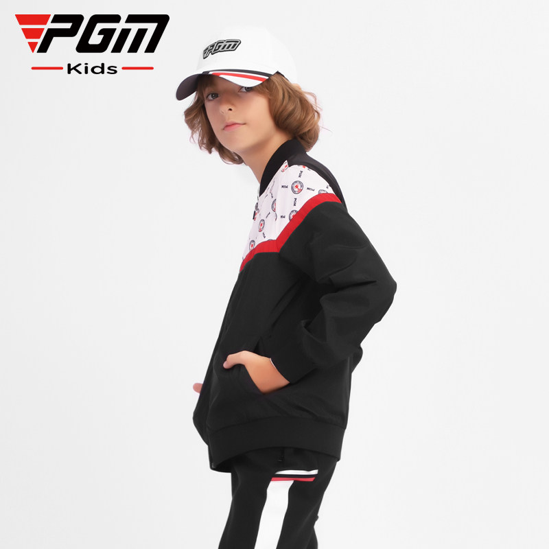 PGM高尔夫男童外套立领防风衣服图片