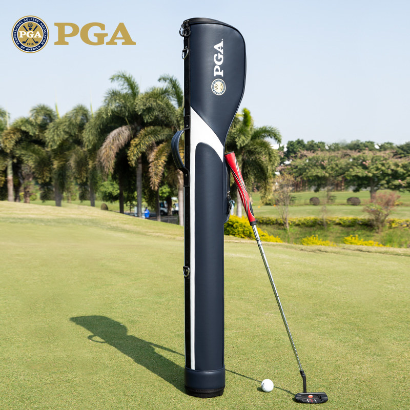 美国PGA 高尔夫枪包便携式球包防水超纤皮易清洁可装6-8支杆球袋