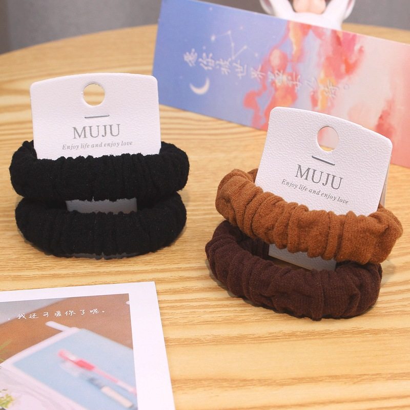 橡皮筋2条卡装发绳发圈头饰品发圈高级感简约咖色皮筋头绳发饰品,饰品/流行首饰/时尚饰品新,发饰,淘宝优惠券,粉丝福利购,淘宝优惠卷