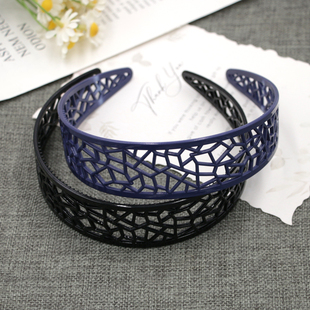 中老年发箍女新款网红气质头箍遮白发防滑带齿宽边洗脸时尚压发卡