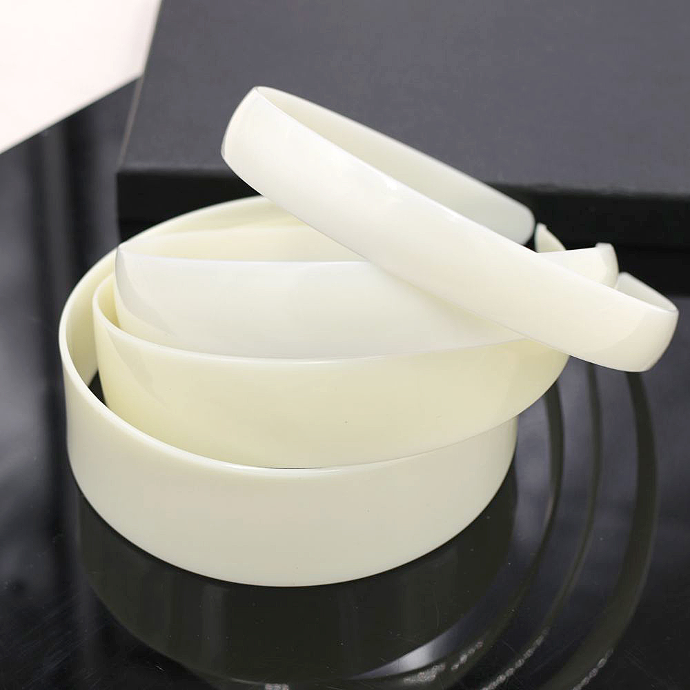 白色毛坯无防滑齿diy加长发箍