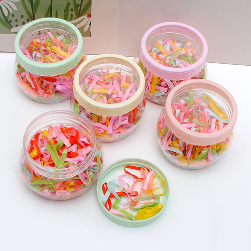 皮筋彩色扎头发发圈头饰品