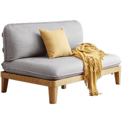 源氏木语百伦沙实木沙发无扶手