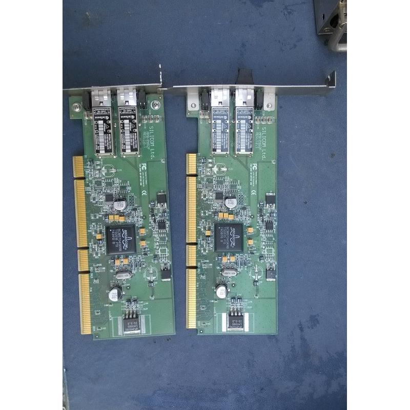 原装SILICOM光纤卡 MPB-PXG2F REV:2.1 PXG2F  UN2393B PCI-X