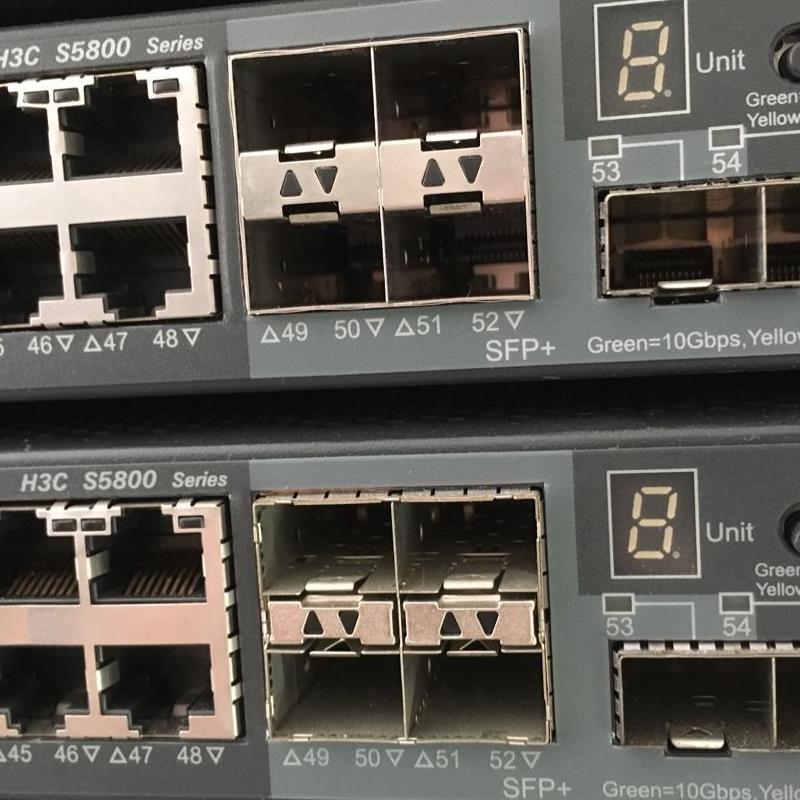 H3C  S5800-54S 48口千兆电6口万兆光SFP+三层核心交换机