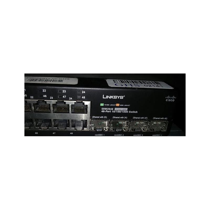 cisco 精睿(Linksys) SRW2048 48-PORT 10/100/1000 SWITCH