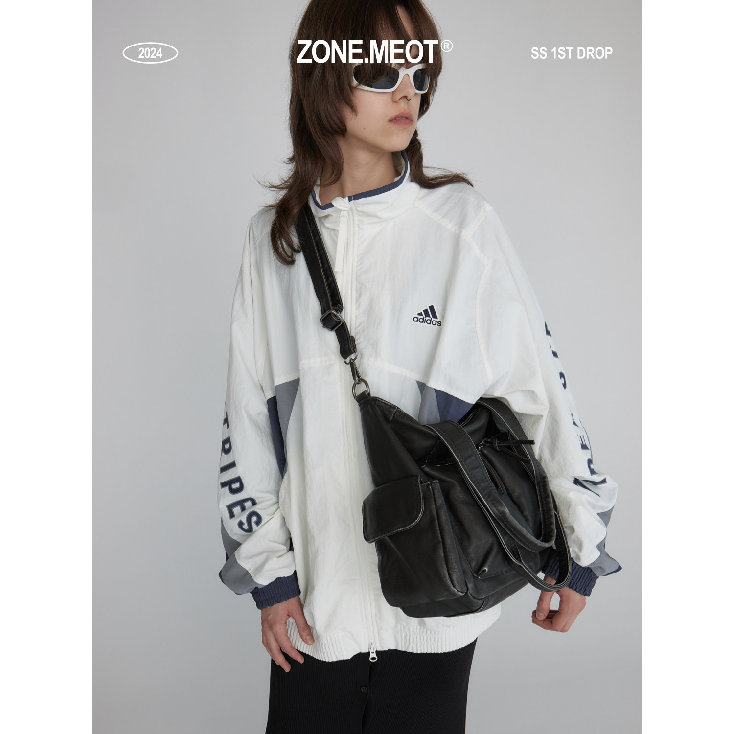 复古风做旧风上课通勤单肩斜挎包