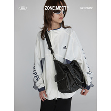 LE AMO｜原创''Western''多口袋收纳美式复古上课通勤做旧机车包