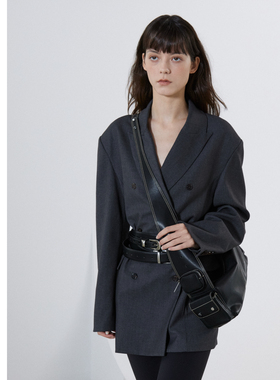 LE AMO｜原创 休闲通勤宽肩带 可单肩斜挎两用波士顿包_3色