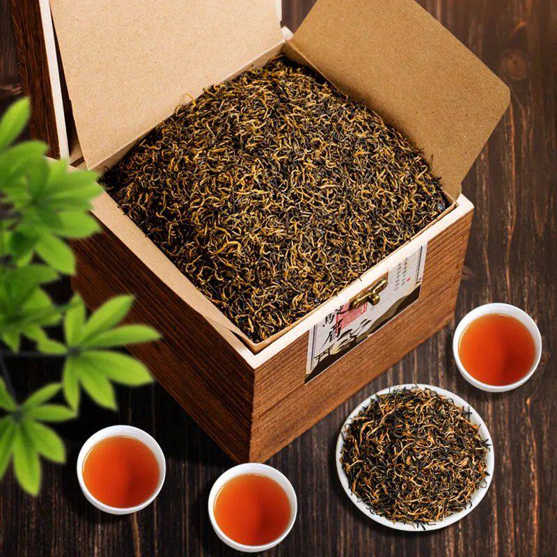 福建武夷山新茶金骏眉红茶桐木金俊眉黄芽茶叶散装500g木盒礼盒装