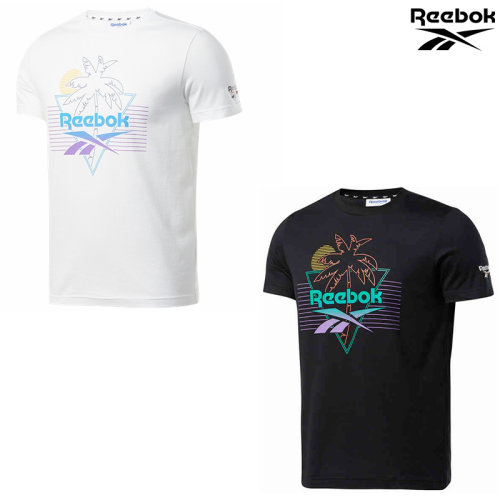 正品Reebok锐步运动经典 GRAPHIC 男女夏季经典休闲短袖T恤FQ3766