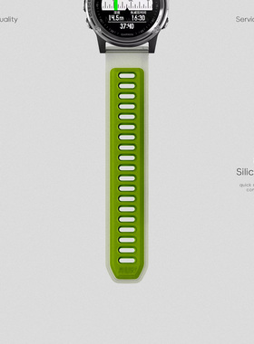 适用Garmin佳明255/265/245/165m/570/965/970硅胶果冻针扣手表带