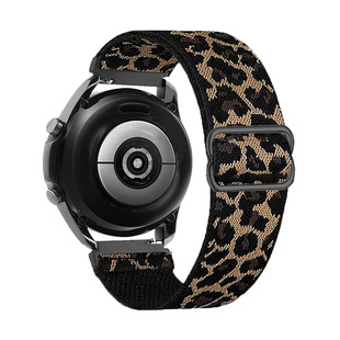 适用Garmin佳明Forerunner255/265/165/570/965/970豹纹弹手表带