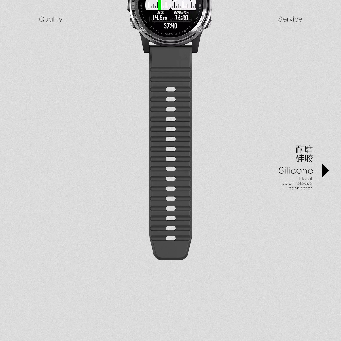 适用Garmin佳明飞耐时Fenix8/7/6/pro/solar手表带编织22-26mm