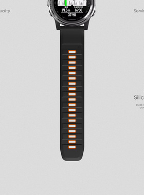 适用Garmin佳明255/265/245/165m/570/965/970编制硅胶复合手表带