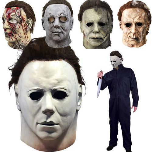 迈克尔迈尔斯二代面具月光光心慌慌同款头套麦克梅杰乳胶面具服装