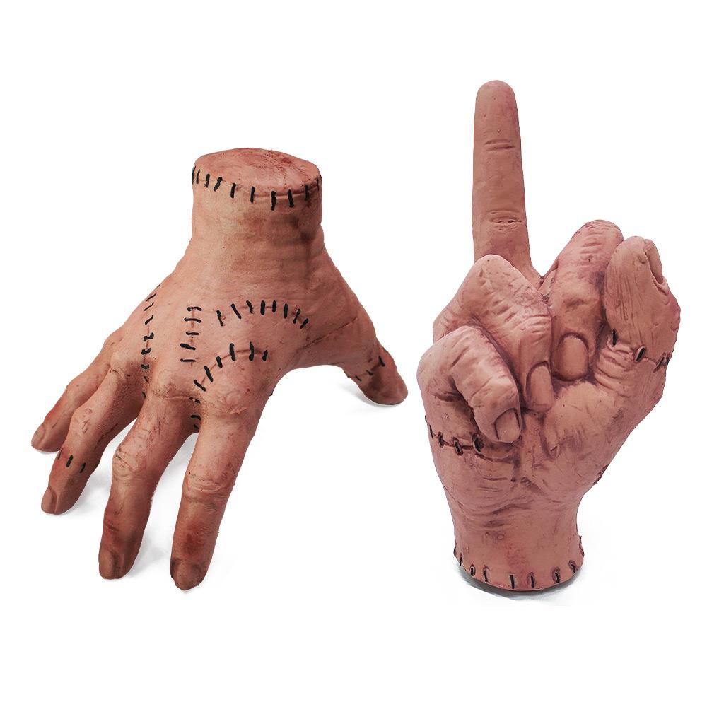 现货定制亚当斯断手玩具化妆舞会鬼屋布景用品万圣节密室逃脱道具