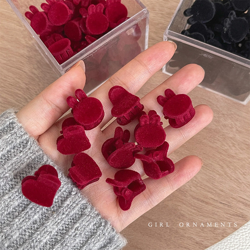 植绒迷你小发夹小巧精致兔耳朵边夹发卡小号抓夹编发头发夹子头饰,饰品/流行首饰/时尚饰品新,发饰,淘宝优惠券,粉丝福利购,淘宝优惠卷