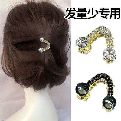 2025新款小抓夹女高端发饰中号发夹水钻后脑勺发夹鲨鱼夹刘海夹子