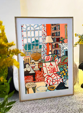 ins风加拿大索菲 埃德尔静物花卉客厅玄关书房沙发背景墙装饰画