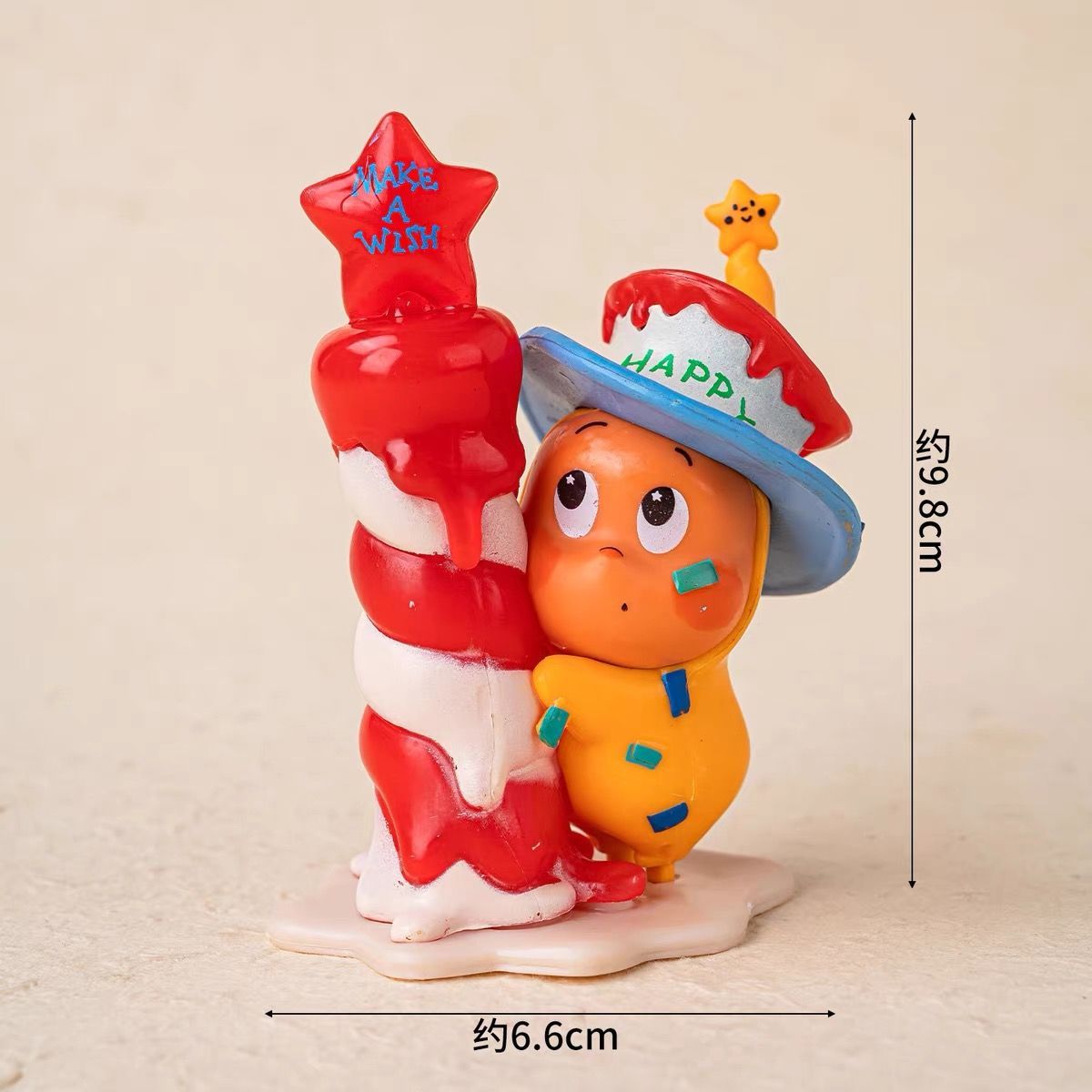 吹泡泡星空人蛋糕装饰摆件许愿蜡烛星空人儿童生日甜品台烘焙插件