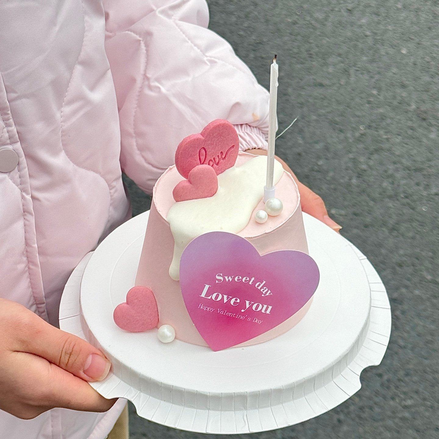 214情人节蛋糕装饰粉色loveyou爱心卡片插牌情侣告白节日甜品装扮,节庆用品/礼品,节日装扮用品,淘宝优惠券,粉丝福利购,淘宝优惠卷