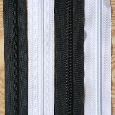 不含拉链头整卷加厚拉链黑白色