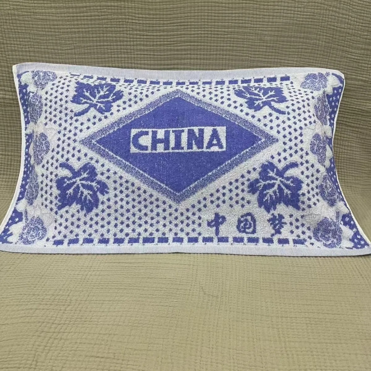 枕巾学生纯棉旅馆单人图片
