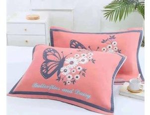 枕巾一等品结婚家用纱布不掉色