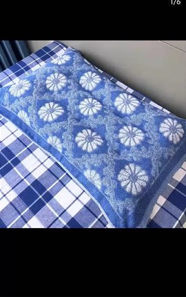 厂家批发枕巾一对装包邮 纯棉涤棉 柔软舒适 全棉情侣枕巾特价