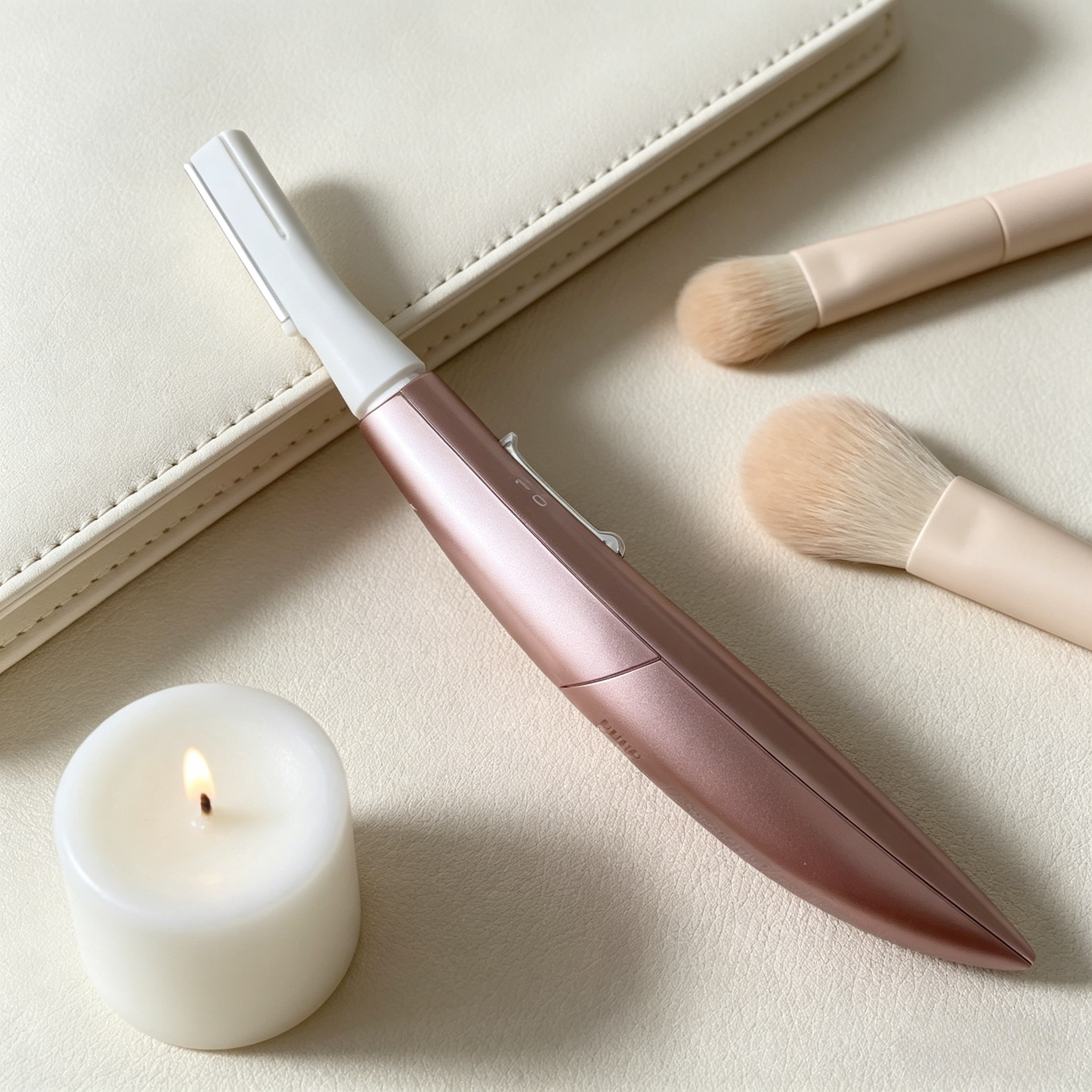日本松下电动修眉刀ES-WF60 WF61修脸剃毛眉毛发际线修剪器可摆动
