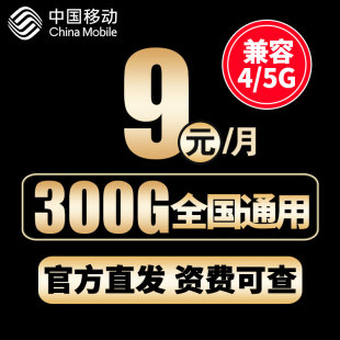 纯流量上网卡无线流量卡5g手机电话卡全国通用大王卡 移动流量卡