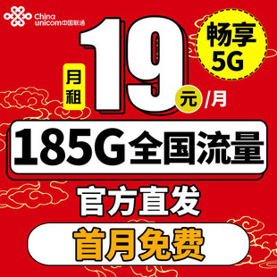 中国流量卡纯流量上网卡无线流量卡5g手机卡电话卡全国通用大王卡