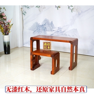 缅甸花梨红木琴台 大果紫檀原木品质花梨木明清古典奢华型卯榫