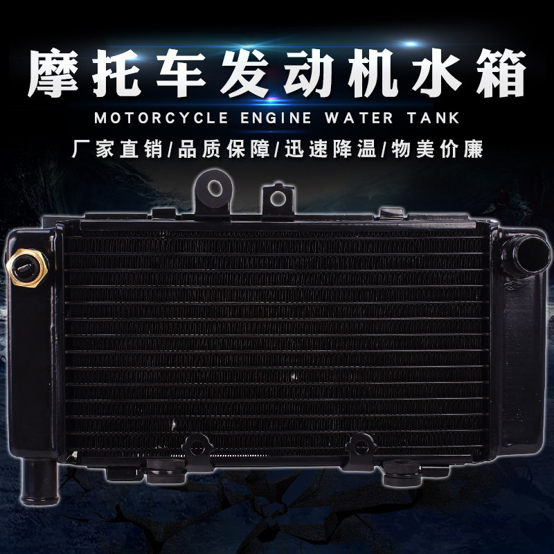 摩托车适用本田 小黄蜂250 水箱总成 发动机散热器 水冷散热器