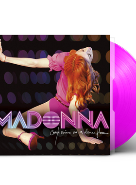 正版Madonna Confessions On A Dance Floor 粉胶彩胶2LP黑胶唱片