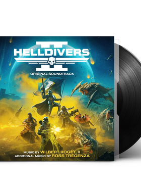 现货正版 绝地潜兵2游戏原声ost Helldivers 黄色彩胶LP黑胶唱片