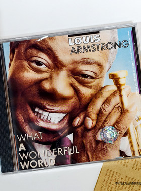 现货 Louis Armstrong WHAT A WONDERFUL WORLD 阿姆斯特朗爵士CD