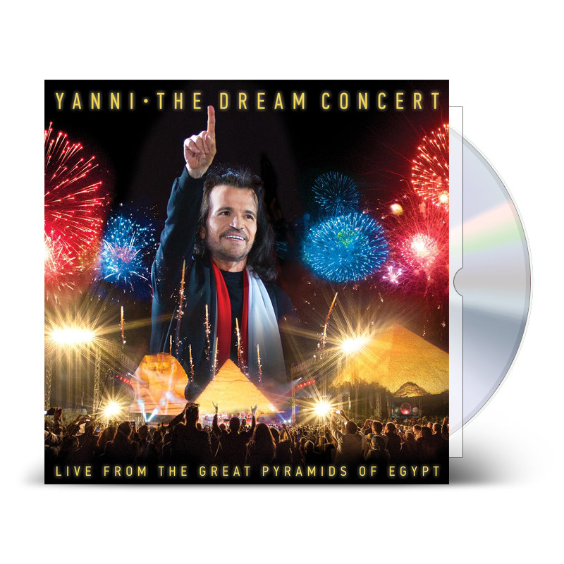 现货正版 雅尼专辑 Yanni 埃及梦想音乐会巡迴演奏会 CD+DVD