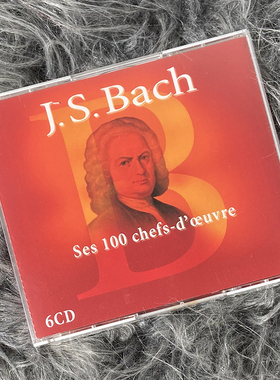 现货正版 巴赫作品选 100 Best Bach 6CD唱片 37163429 古典音乐