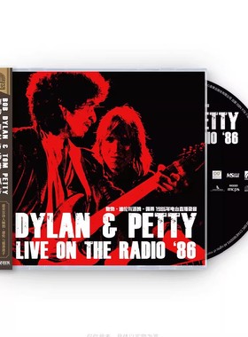 正版Bob Dylan鲍勃迪伦与Tom Petty汤姆佩蒂 1986年电台演唱会 CD