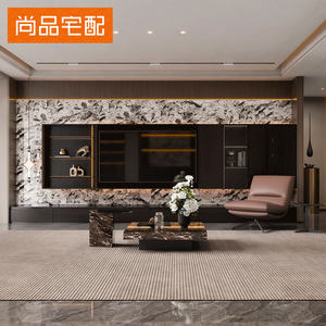 尚品宅配意式奢邸轻定制电视柜客餐厅转角收纳柜卧室衣柜全屋定制