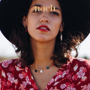 NACH娜趣法国迷你彩色小花猎豹头像鹦鹉柠檬项链 官方授权