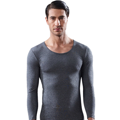 莫代尔超薄男士弹力贴身保暖内衣
