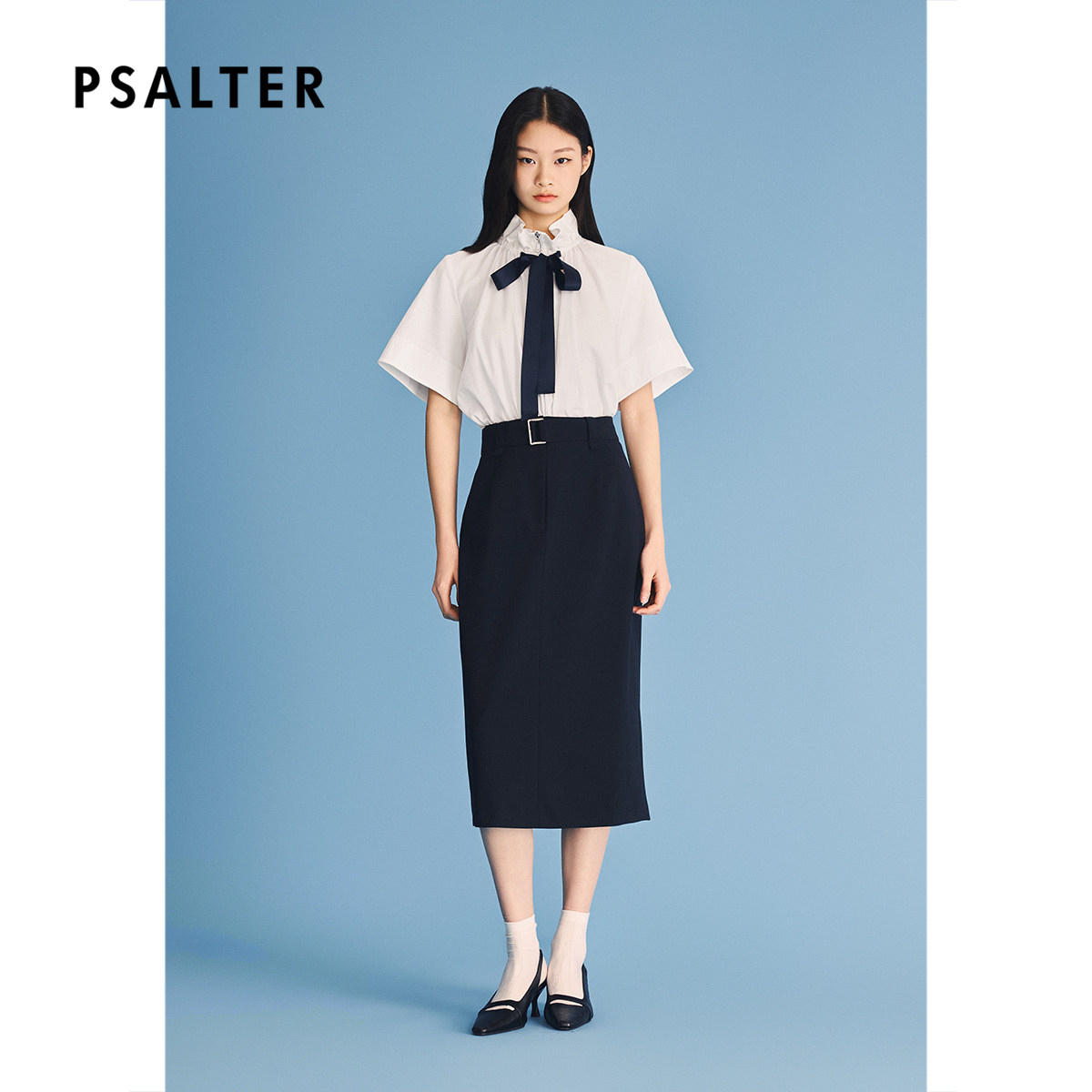 PSALTER诗篇西装职业装半身裙直筒包臀裙女裙子2026夏季新