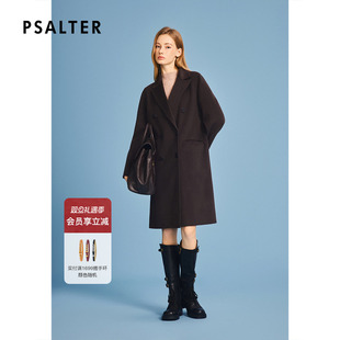 新款 诗篇专选中长款 羊绒双面呢大衣外套2025冬季 版 西装