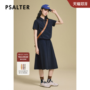 T恤女上衣2025夏季 詩篇專選半拉鏈翻領(lǐng)彈力修身 polo衫 新款 短袖