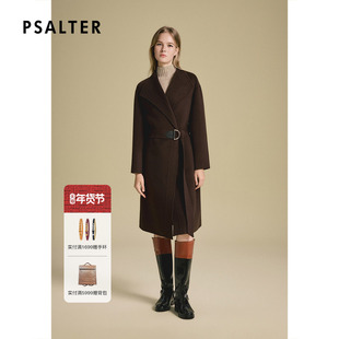 【山羊绒】诗篇专选美拉德三角领修身长款羊绒大衣2025秋款